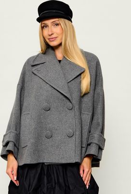 Płaszcz damski casualowy Liu Jo ze sklepu: Gomez Fashion Store w kategorii: Płaszcze damskie - zdjęcie 874714-BD9-10338_LC265W000154T55