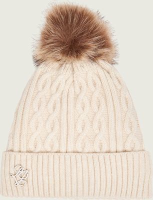 Czapka zimowa damska Liu Jo ze sklepu: Gomez Fashion Store w kategorii: Czapki zimowe damskie - zdjęcie 874714-BD9-10338_LC265W00016768Q