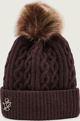 Czapka zimowa damska Liu Jo ze sklepu: Gomez Fashion Store w kategorii: Czapki zimowe damskie - zdjęcie 874714-BD9-10338_LC265W000167K04