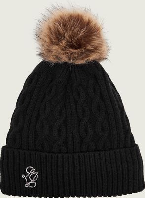 Czapka zimowa damska Liu Jo ze sklepu: Gomez Fashion Store w kategorii: Czapki zimowe damskie - zdjęcie 874714-BD9-10338_LC265W000167222