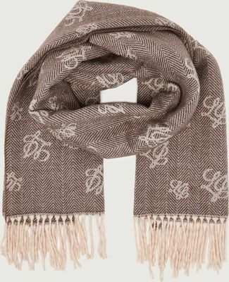 Szalik/chusta Liu Jo ze sklepu: Gomez Fashion Store w kategorii: Szaliki i chusty damskie - zdjęcie 874714-BD9-10338_LC265W000173K04