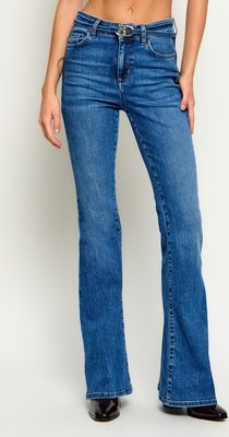 Jeansy damskie w miejskim stylu casual Liu Jo ze sklepu: Gomez Fashion Store w kategorii: Jeansy damskie - zdjęcie 874714-BD9-10338_LJ264W00010014A
