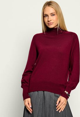 Sweter damski na zimę Liu Jo ze sklepu: Gomez Fashion Store w kategorii: Swetry damskie - zdjęcie 874714-BD9-10338_LC265W000225W15