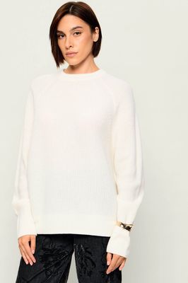 Sweter damski Liu Jo ze sklepu: Gomez Fashion Store w kategorii: Swetry damskie - zdjęcie 874714-BD9-10338_LC265W000232701