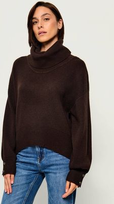 Sweter damski na zimę Liu Jo ze sklepu: Gomez Fashion Store w kategorii: Swetry damskie - zdjęcie 874714-BD9-10338_LC265W00023478Q