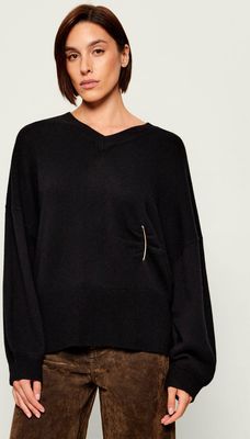 Sweter damski na zimę Liu Jo ze sklepu: Gomez Fashion Store w kategorii: Swetry damskie - zdjęcie 874714-BD9-10338_LC265W000236222