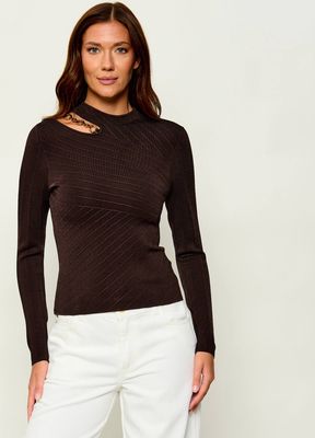Sweter damski zimowy Marciano Guess ze sklepu: Gomez Fashion Store w kategorii: Swetry damskie - zdjęcie 874714-BD9-10338_MG264W000007T77