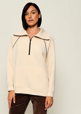 Bluza damska jesienna casual Weekend MaxMara ze sklepu: Gomez Fashion Store w kategorii: Bluzy damskie - zdjęcie 874714-BD9-10338_MW264W000038002