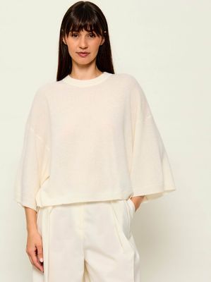 Sweter damski casual Marella ze sklepu: Gomez Fashion Store w kategorii: Swetry damskie - zdjęcie 874714-BD9-10338_MA264W000010001