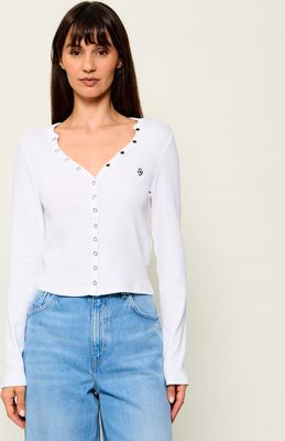Bluzka damska na wiosnę Guess Jeans ze sklepu: Gomez Fashion Store w kategorii: Bluzki damskie - zdjęcie 874714-BD9-10338_GE264W000017F11