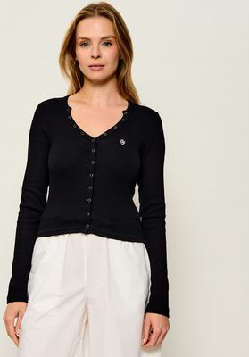 Bluzka damska casual Guess Jeans ze sklepu: Gomez Fashion Store w kategorii: Bluzki damskie - zdjęcie 874714-BD9-10338_GE264W000017058