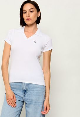Guess Jeans - Bluzka damska casual ze sklepu: Gomez Fashion Store w kategorii: Bluzki damskie - zdjęcie 874714-BD9-10338_GE264W000018F11