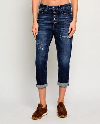 Jeansy damskie wiosenne DONDUP - made in Italy ze sklepu: Gomez Fashion Store w kategorii: Jeansy damskie - zdjęcie 874714-BD9-10338_DN265W000008800