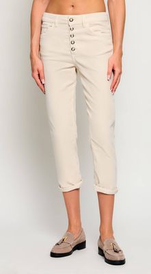 Spodnie damskie casualowe wiosenne DONDUP - made in Italy ze sklepu: Gomez Fashion Store w kategorii: Spodnie damskie - zdjęcie 874714-BD9-10338_DN265W000010005