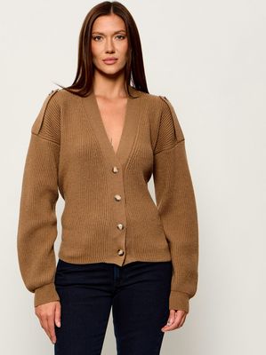 DONDUP - made in Italy - Sweter damski zimowy ze sklepu: Gomez Fashion Store w kategorii: Swetry damskie - zdjęcie 874714-BD9-10338_DN265W000022728
