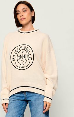 Gaëlle Paris - Sweter damski casual ze sklepu: Gomez Fashion Store w kategorii: Swetry damskie - zdjęcie 874714-BD9-10338_GL265W000011077