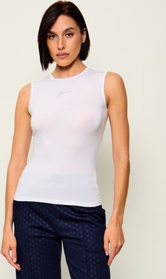 Bluzka damska na lato Guess ze sklepu: Gomez Fashion Store w kategorii: Bluzki damskie - zdjęcie 874714-BD9-10338_GJ264W000037F11