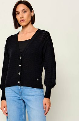 Guess - Sweter damski na zimę ze sklepu: Gomez Fashion Store w kategorii: Swetry damskie - zdjęcie 874714-BD9-10338_GJ264W000045058
