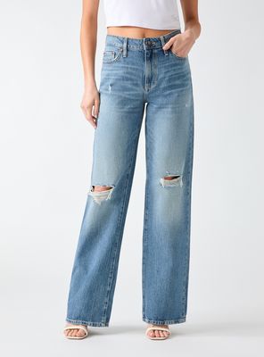 Jeansy damskie na wiosnę Guess ze sklepu: Gomez Fashion Store w kategorii: Jeansy damskie - zdjęcie 874714-BD9-10338_GJ264W00005330E