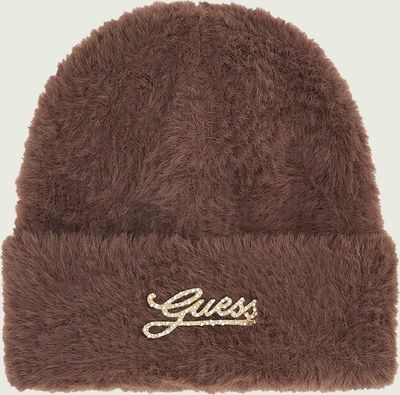 Czapka zimowa damska Guess ze sklepu: Gomez Fashion Store w kategorii: Czapki zimowe damskie - zdjęcie 874714-BD9-10338_GU265W00000710V