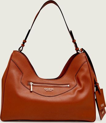 Torebka hobo elegancki Guess ze sklepu: Gomez Fashion Store w kategorii: Torebki hobo - zdjęcie 874714-BD9-10338_GU265W000048031