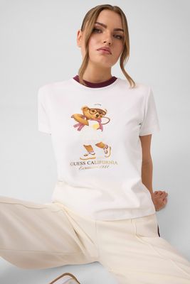 Bluzka damska w stylu młodzieżowym GUESS ACTIVE ze sklepu: Gomez Fashion Store w kategorii: Bluzki damskie - zdjęcie 874714-BD9-10338_GV265W000009Q19