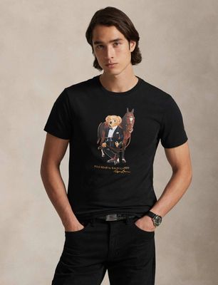 T-shirt męski w stylu młodzieżowym Polo Ralph Lauren ze sklepu: Gomez Fashion Store w kategorii: T-shirty męskie - zdjęcie 874714-BD9-10338_PR262M000330F03