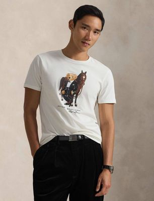 T-shirt męski na wiosnę młodzieżowy Polo Ralph Lauren ze sklepu: Gomez Fashion Store w kategorii: T-shirty męskie - zdjęcie 874714-BD9-10338_PR262M000330HN1