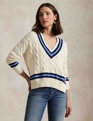 Polo Ralph Lauren - Sweter damski casual ze sklepu: Gomez Fashion Store w kategorii: Swetry damskie - zdjęcie 874714-BD9-10338_PR262W000104EYS