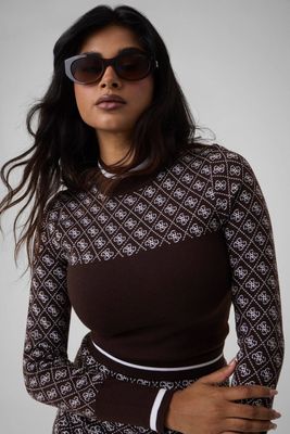 Guess - Sweter damski casualowy ze sklepu: Gomez Fashion Store w kategorii: Swetry damskie - zdjęcie 874714-BD9-10338_GJ265W000012Z82