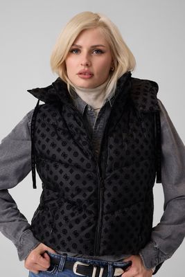 Kamizelka damska Guess ze sklepu: Gomez Fashion Store w kategorii: Kamizelki damskie - zdjęcie 874714-BD9-10338_GJ265W000054058