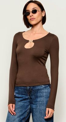 Bluzka damska Guess ze sklepu: Gomez Fashion Store w kategorii: Bluzki damskie - zdjęcie 874714-BD9-10338_GJ265W000067I17