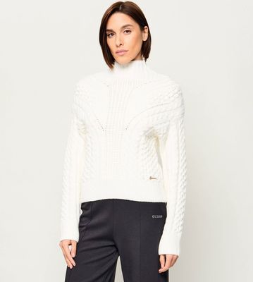 Sweter damski na zimę Guess ze sklepu: Gomez Fashion Store w kategorii: Swetry damskie