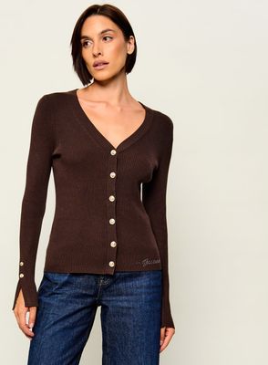 Sweter damski casualowy zimowy Guess ze sklepu: Gomez Fashion Store w kategorii: Swetry damskie - zdjęcie 874714-BD9-10338_GJ265W000087I17