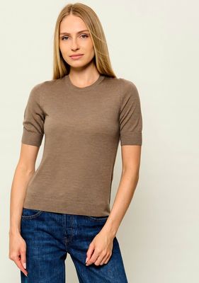 Sweter damski BOSS BLACK ze sklepu: Gomez Fashion Store w kategorii: Swetry damskie - zdjęcie 874714-BD9-10338_BB264W000041915