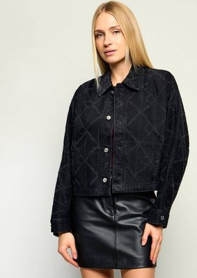 Calvin Klein Jeans - Kurtka damska jesienna casualowa ze sklepu: Gomez Fashion Store w kategorii: Kurtki damskie - zdjęcie 874714-BD9-10338_CJ265W000032D61
