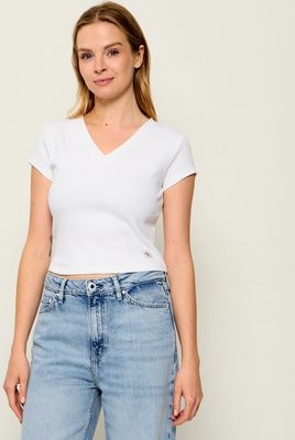 Bluzka damska na wiosnę Calvin Klein Jeans ze sklepu: Gomez Fashion Store w kategorii: Bluzki damskie - zdjęcie 874714-BD9-10338_CJ265W000036210