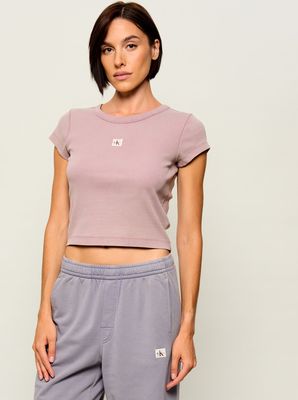 Bluzka damska Calvin Klein Jeans ze sklepu: Gomez Fashion Store w kategorii: Bluzki damskie - zdjęcie 874714-BD9-10338_CJ265W000040B87
