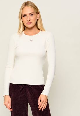 Calvin Klein Jeans - Bluzka damska casual ze sklepu: Gomez Fashion Store w kategorii: Bluzki damskie - zdjęcie 874714-BD9-10338_CJ265W000046B77