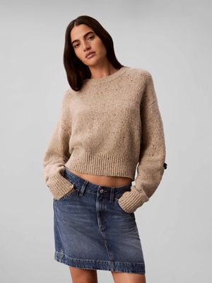 Calvin Klein Jeans - Sweter damski zimowy ze sklepu: Gomez Fashion Store w kategorii: Swetry damskie