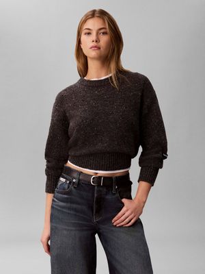 Sweter damski na zimę casualowy Calvin Klein Jeans ze sklepu: Gomez Fashion Store w kategorii: Swetry damskie