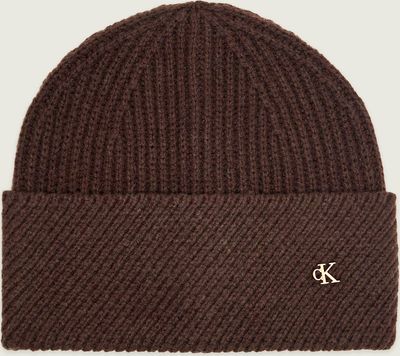 Czapka zimowa damska Calvin Klein ze sklepu: Gomez Fashion Store w kategorii: Czapki zimowe damskie - zdjęcie 874714-BD9-10338_CK265W000016Y99