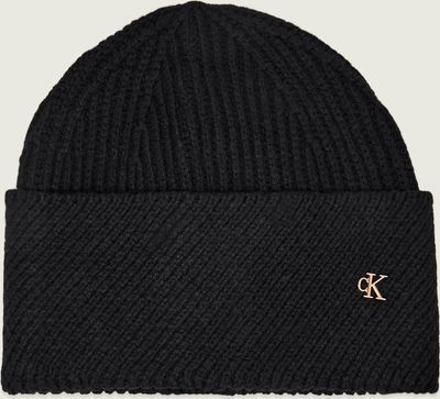 Czapka zimowa damska Calvin Klein ze sklepu: Gomez Fashion Store w kategorii: Czapki zimowe damskie - zdjęcie 874714-BD9-10338_CK265W000016544