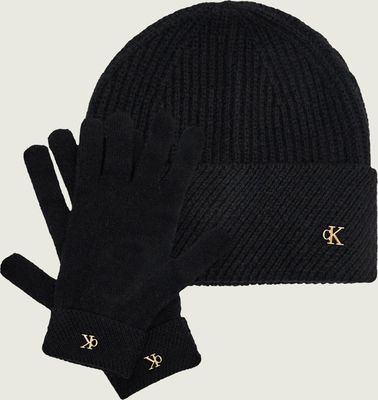 Czapka zimowa damska Calvin Klein ze sklepu: Gomez Fashion Store w kategorii: Czapki zimowe damskie - zdjęcie 874714-BD9-10338_CK265W000019544