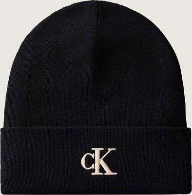 Czapka zimowa damska Calvin Klein ze sklepu: Gomez Fashion Store w kategorii: Czapki zimowe damskie - zdjęcie 874714-BD9-10338_CK265W000056544