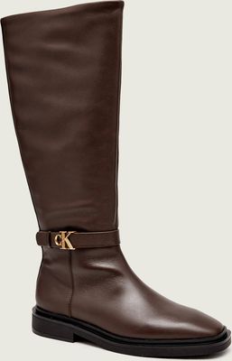Calvin Klein - Kozaki damskie na zimę ze sklepu: Gomez Fashion Store w kategorii: Kozaki damskie - zdjęcie 874714-BD9-10338_CK265W000077Y87