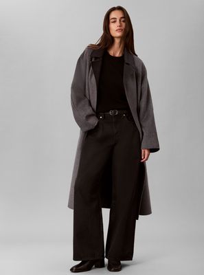 Calvin Klein - Płaszcz damski na jesień ze sklepu: Gomez Fashion Store w kategorii: Płaszcze damskie - zdjęcie 874714-BD9-10338_CK265W000112D64