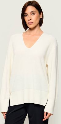 Sweter damski casual Calvin Klein ze sklepu: Gomez Fashion Store w kategorii: Swetry damskie - zdjęcie 874714-BD9-10338_CK265W000120C91