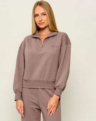 Calvin Klein - Bluza damska na jesień casual ze sklepu: Gomez Fashion Store w kategorii: Bluzy damskie - zdjęcie 874714-BD9-10338_CK265W00012547V