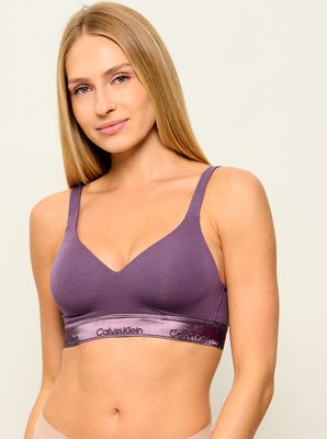 Biustonosz sportowy gładki Calvin Klein Underwear ze sklepu: Gomez Fashion Store w kategorii: Biustonosze - zdjęcie 874714-BD9-10338_CU265W000003E81